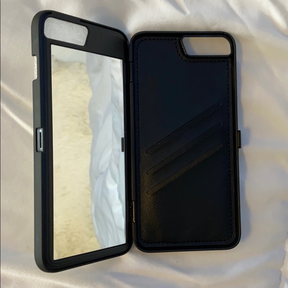 Iphone 7+ Mirror/Wallet Case - Picture 2 of 3